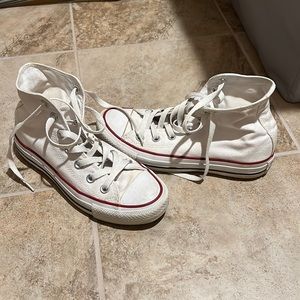 White high top converse